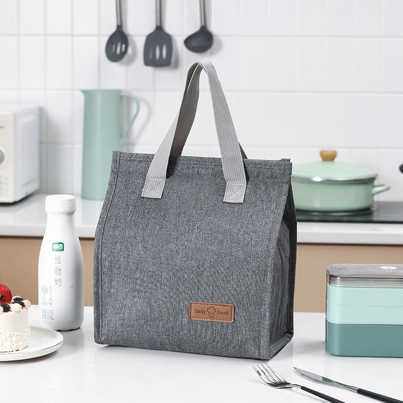 Insulated Oxford Cloth Lunch Bag Portable for Students and Outdoor