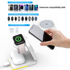 Wireless charging mobile phone holder