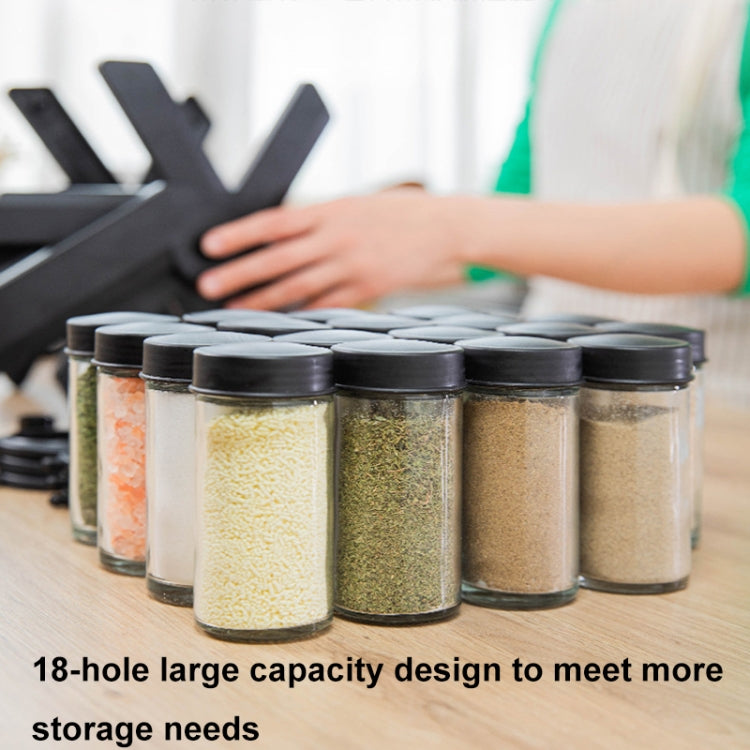 18-in-1 Rotating Ferris Wheel Kitchen Condiment Bottle Holder Se