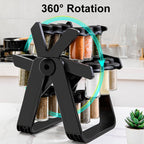 18-in-1 Rotating Ferris Wheel Kitchen Condiment Bottle Holder Se