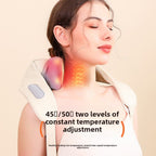 Ergonomic Heating Neck Massager with Infrared Therapy