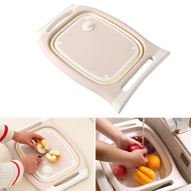 Multifunctional Cutting Board Kitchen Foldable Vegetable Washing Basin,