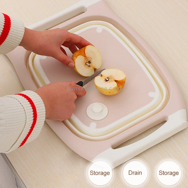 Multifunctional Cutting Board Kitchen Foldable Vegetable Washing Basin,