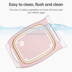Multifunctional Cutting Board Kitchen Foldable Vegetable Washing Basin,