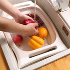 Multifunctional Cutting Board Kitchen Foldable Vegetable Washing Basin,