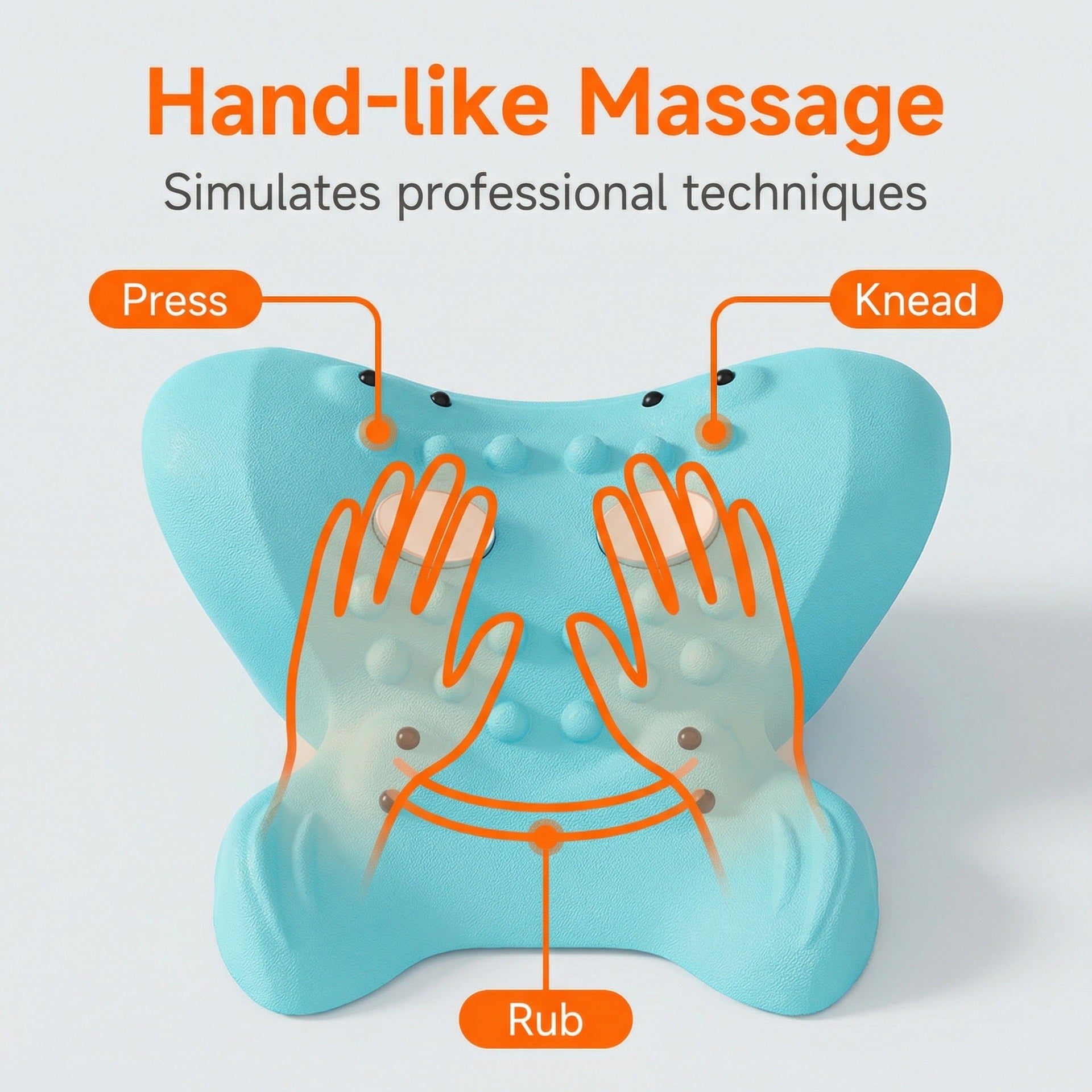 Multifunction Neck Massager Pillow with Heat Therapy