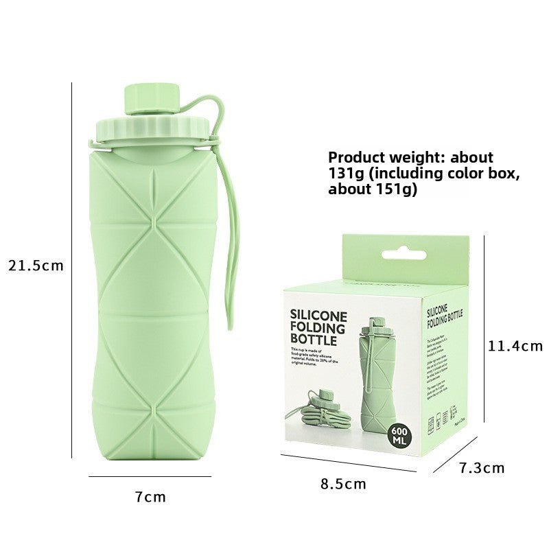 Silicone Folding Water Cup Portable Travel Drinkware