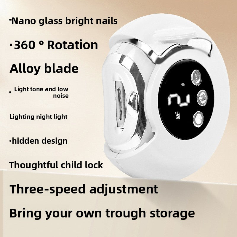 Two-in-One Electric Nail Clipper with Charging Function