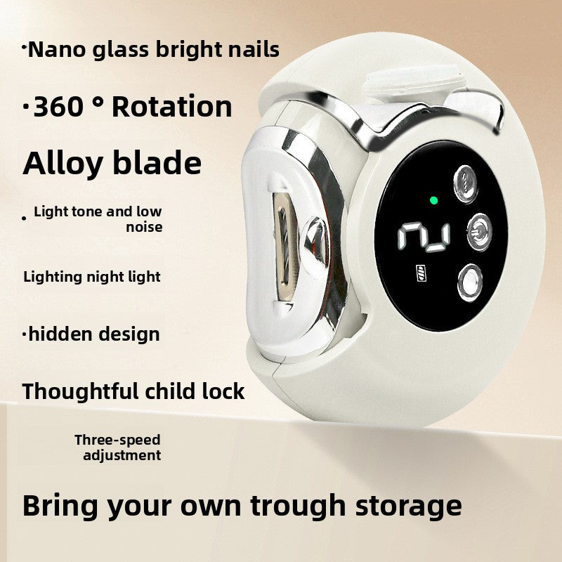 Two-in-One Electric Nail Clipper with Charging Function