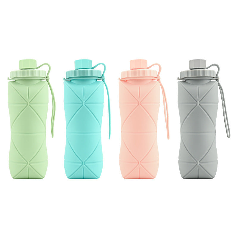 Silicone Folding Water Cup Portable Travel Drinkware