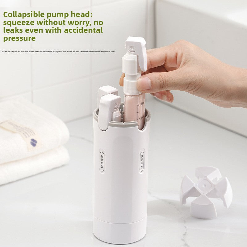 4-in-1 Leakproof Travel Toiletry Bottle