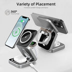three-in-one charger mobile phone bracket charger